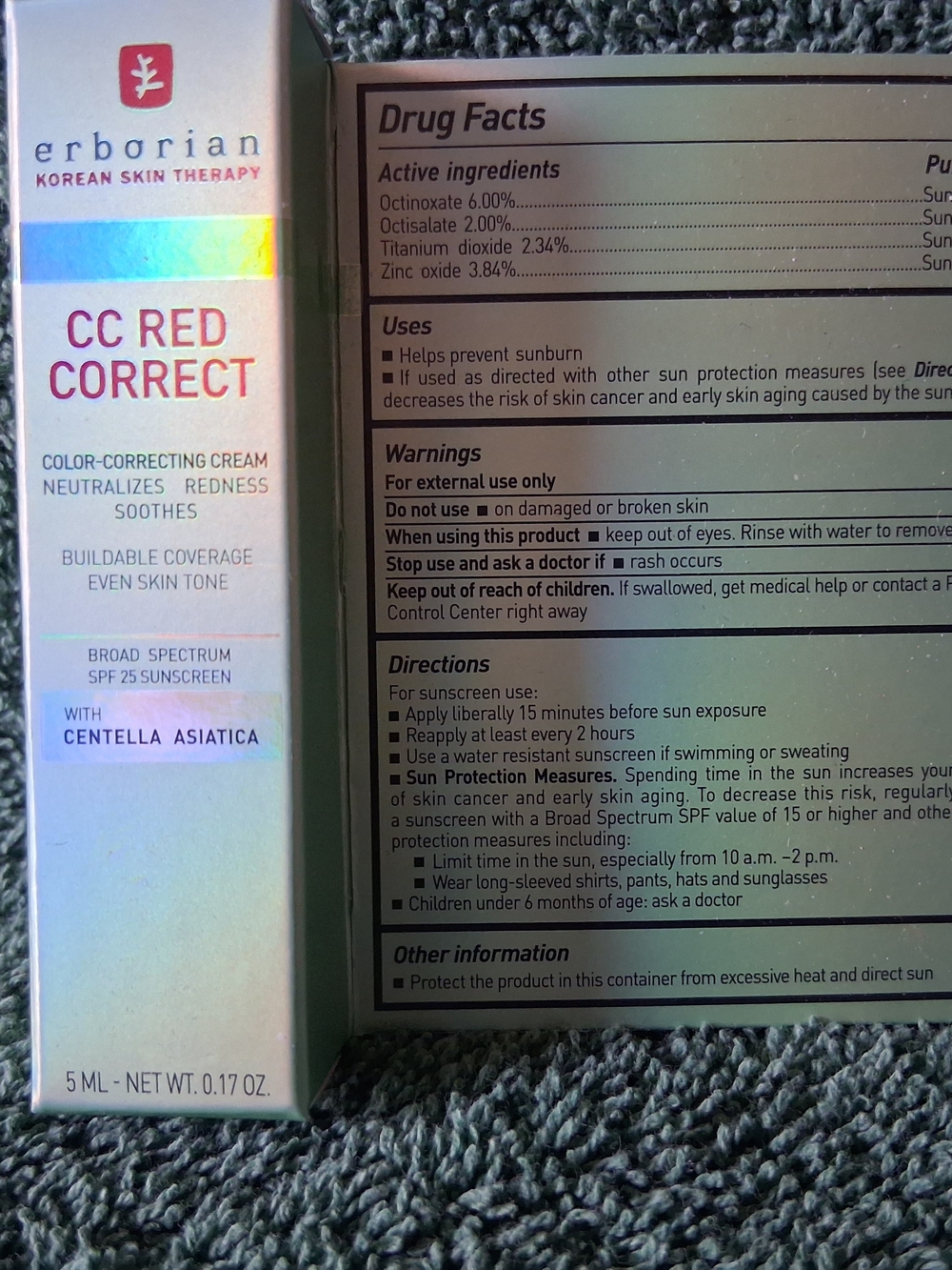 CC Red Correct Color-Correcting Cream - Red (5 ml)